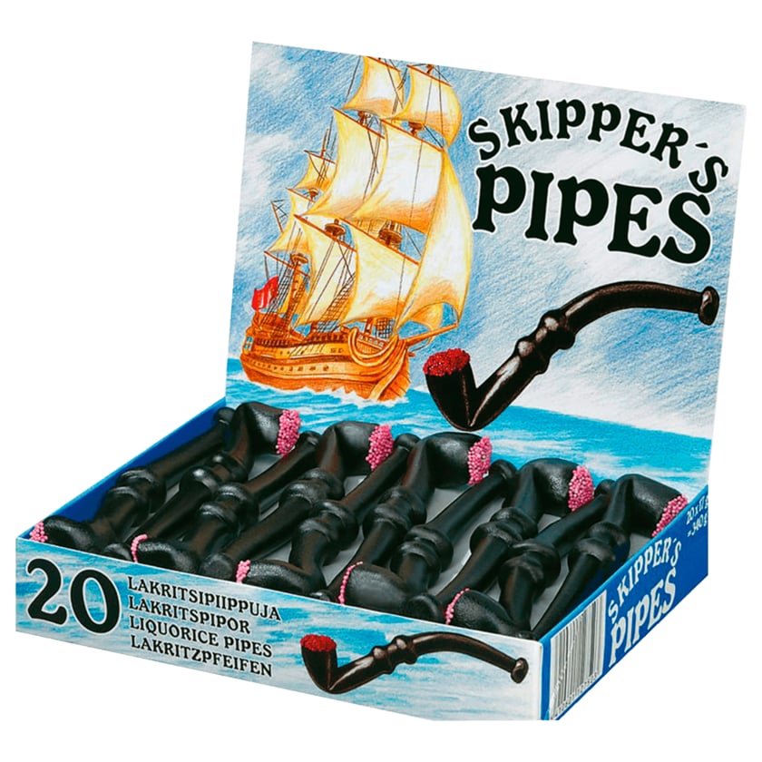 Skipper's Pipes Lakritzpfeifen 340g